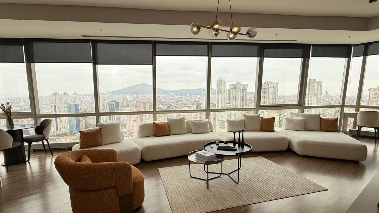 Metropol İstanbul / Şık ve Modern Eşyalı 1+1 / Deniz Manzaralı / Vatandaşlığa Uygun